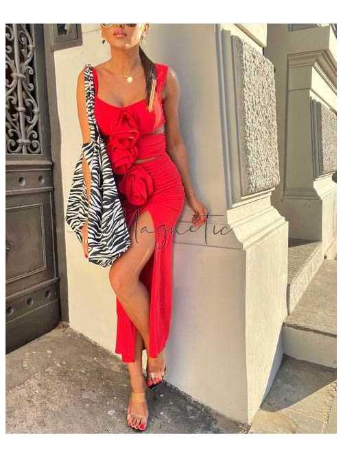 BL261 Top Maree Czerwony