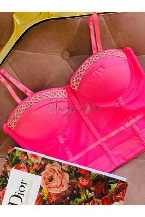 ML272 Gorset Flow Różowy