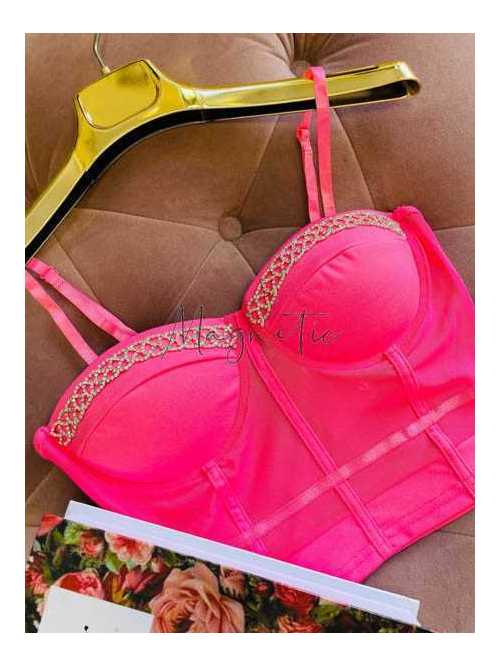 ML272 Gorset Flow Różowy