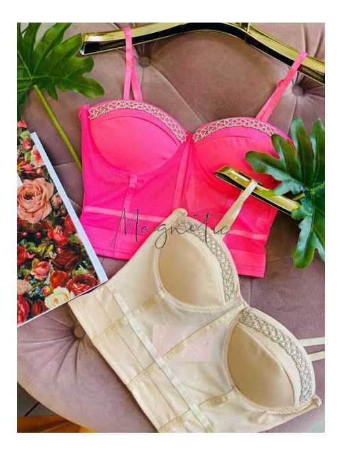 ML272 Gorset Flow Różowy