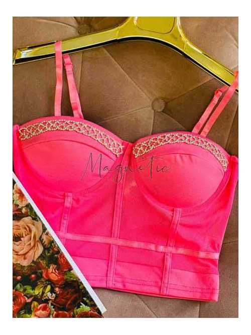 ML272 Gorset Flow Różowy