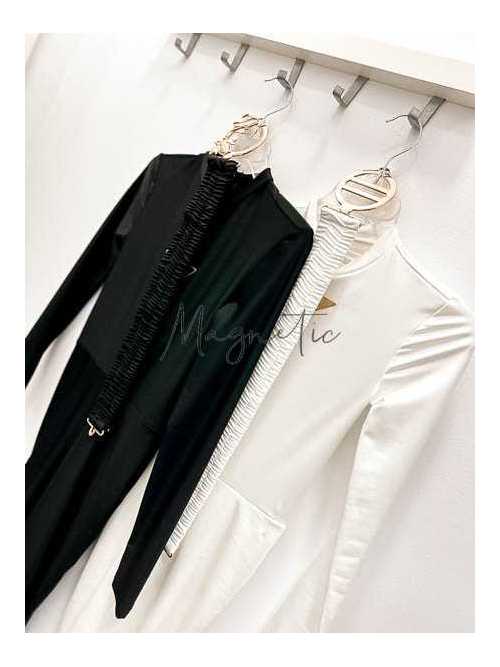 LM060 Kombinezon Mone z Lycry Biały