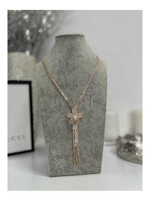 N460 Naszyjnik Gold Flower