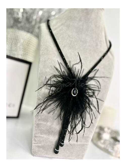 N457 Naszyjnik Black Swan