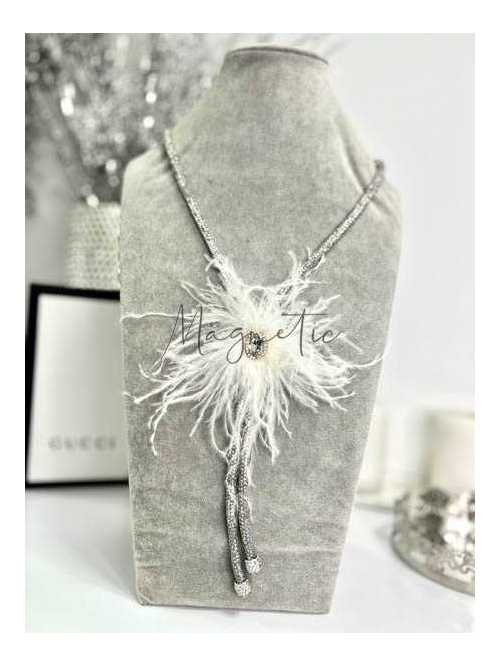 N457 Naszyjnik Silver Swan