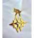 K4 Kolczyki Gold Star