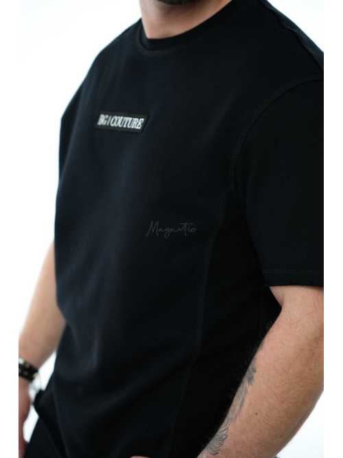 BR642 T-shirt Męski BRANDENBURG Lamar Czarny