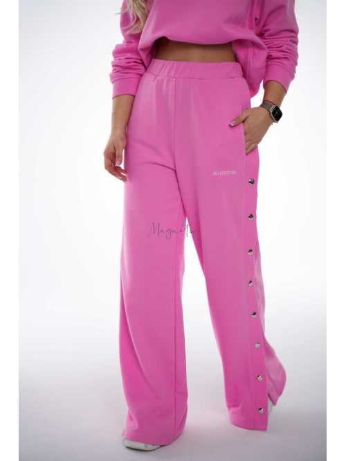 BR629 Spodnie dresowe BRANDENBURG Trick Różowe