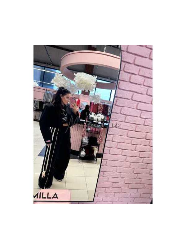 LM750 Marynarka La Milla Naszywka Logo  Czarna