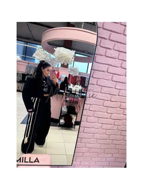 LM750 Marynarka La Milla Naszywka Logo  Czarna