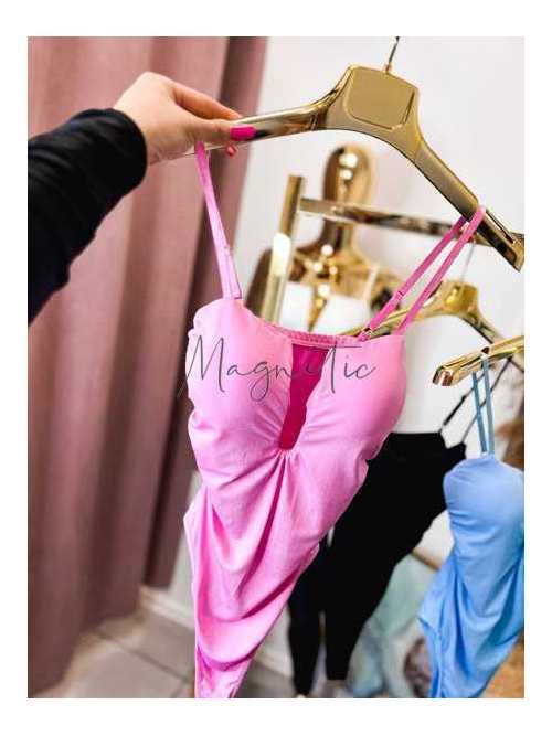 ML594 Eleganckie Body Lycra Miętowe