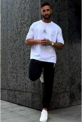 BR445 Spodnie Męskie BRANDENBRG FLEX Czarne