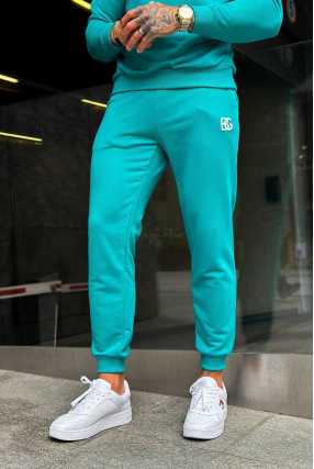 BR153 Spodnie Dresowe Męskie BRANDENBURG Classic Szmaragdowe