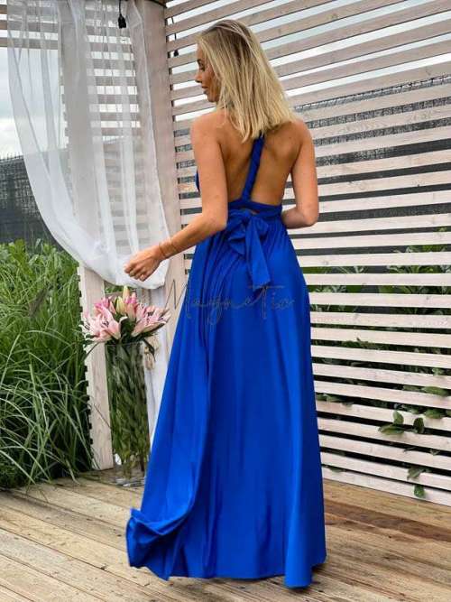 M237 Sukienka Maxi Molly Kobalt