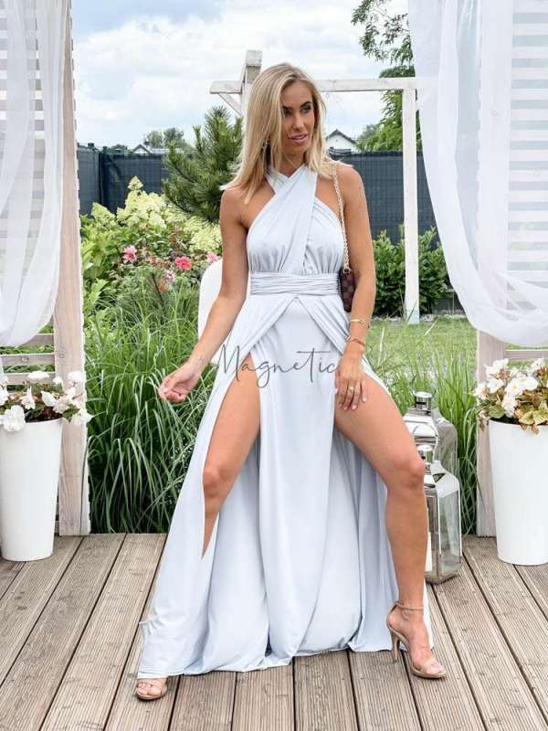 M237 Sukienka Maxi Molly Grey