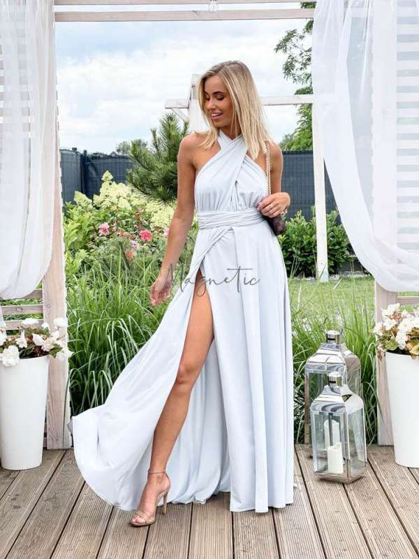 M237 Sukienka Maxi Molly Grey