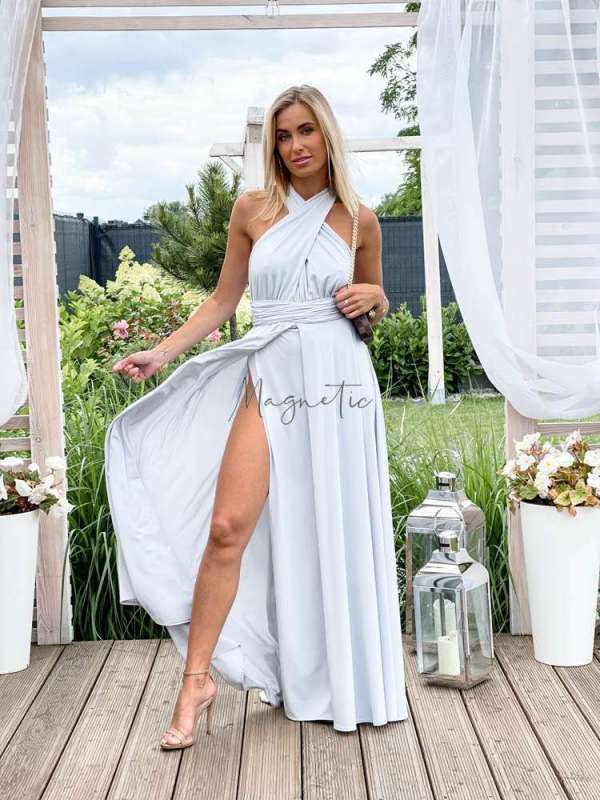 M237 Sukienka Maxi Molly Grey