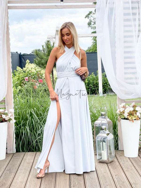 M237 Sukienka Maxi Molly Grey