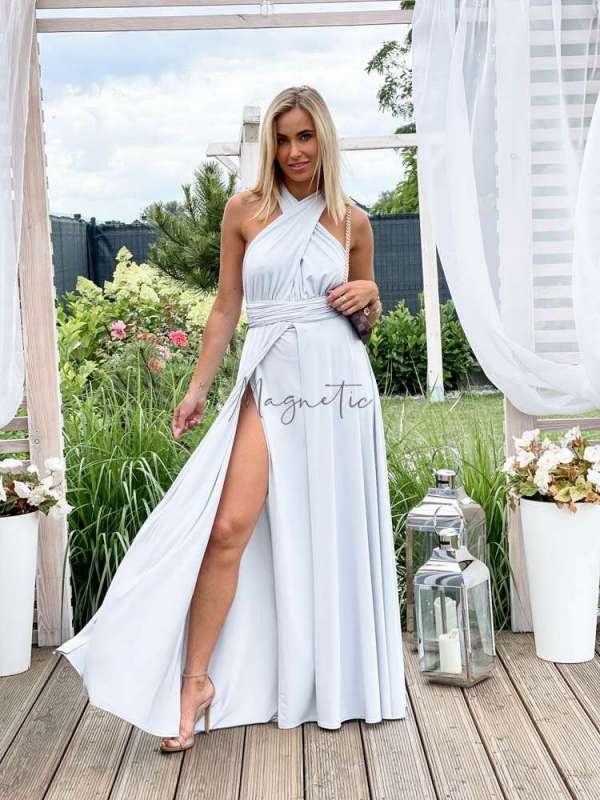 M237 Sukienka Maxi Molly Grey