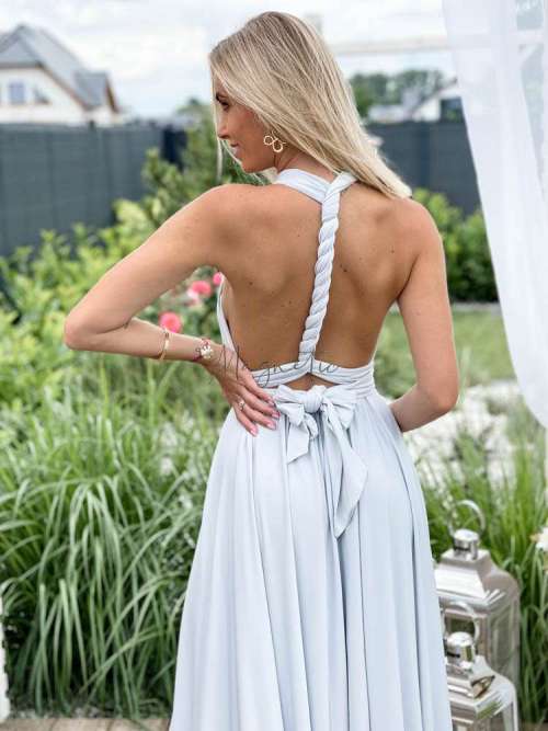 M237 Sukienka Maxi Molly Grey