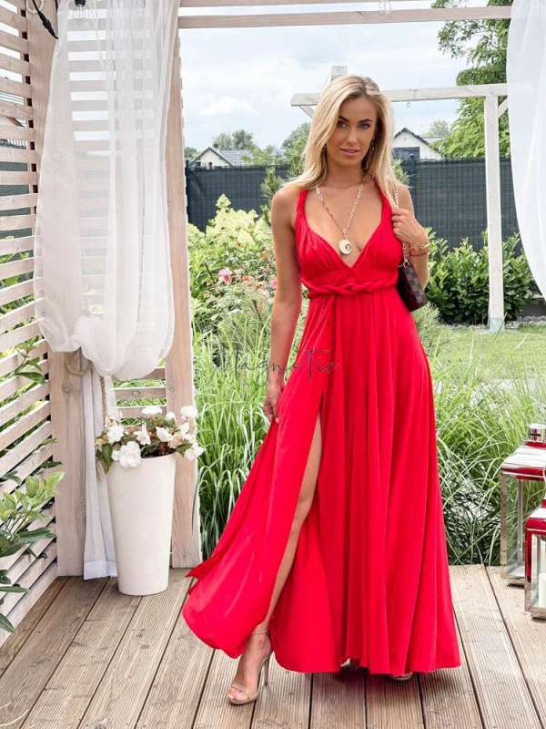 M237 Sukienka Maxi Molly Red