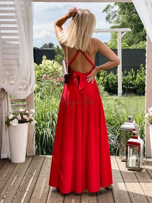 M237 Sukienka Maxi Molly Red