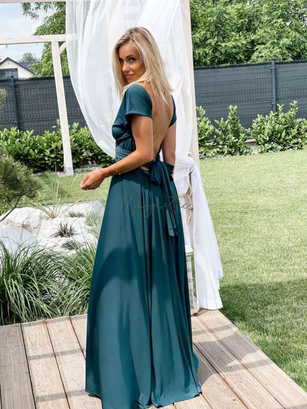 M237 Sukienka Maxi Molly Emerald