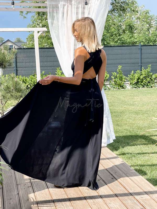 M237 Sukienka Maxi Molly Black