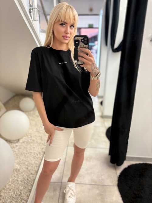 BC541 T-shirt Bocca Minimal Czarny