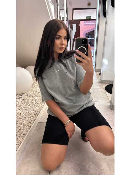 BC541 T-shirt Bocca Minimal Ciemny Szary