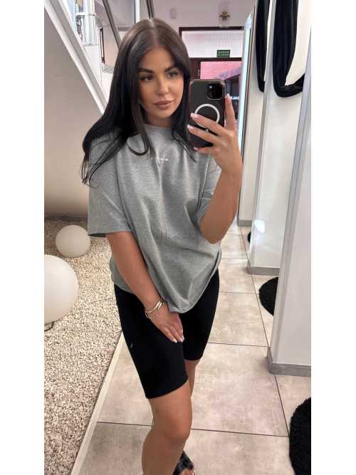 BC541 T-shirt Bocca Minimal Ciemny Szary