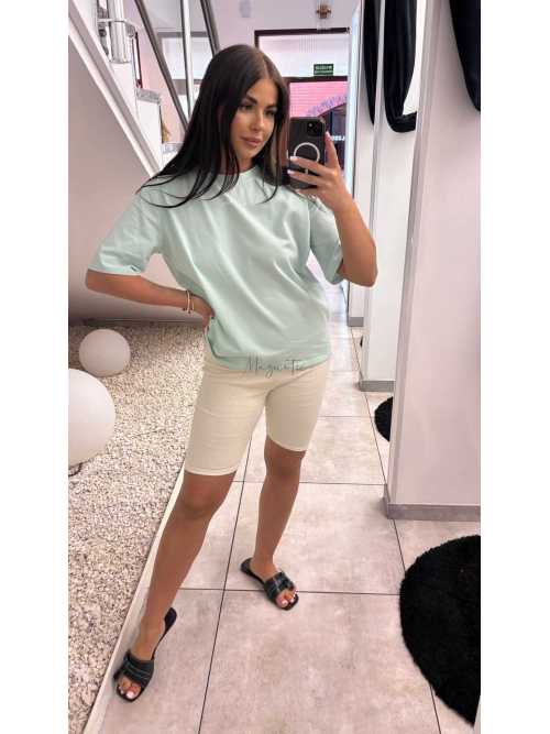 BC541 T-shirt Bocca Minimal Miętowy