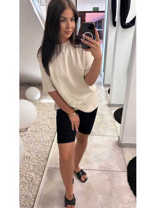 BC542 Elastyczne Kolarki Prążek Bawełna Czarne