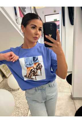 BC546 T-shirt Bocca Gładki Szpilka Very Pery