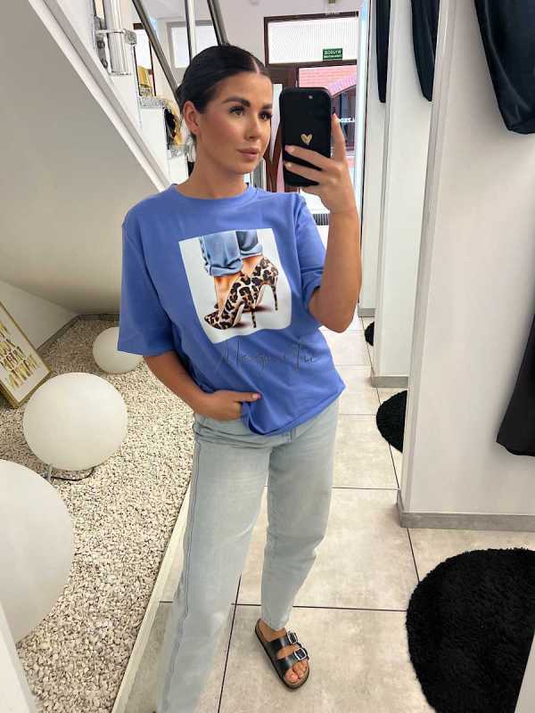 BC546 T-shirt Bocca Gładki Szpilka Very Pery