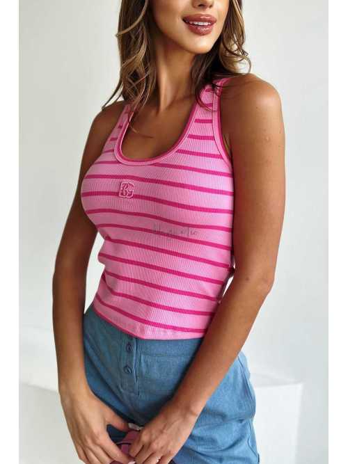 BR557 Top Damski BRANDENBURG Twister Różowy