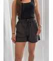 CH575 Szorty Spodenki Damskie Bawełniane Czekolada