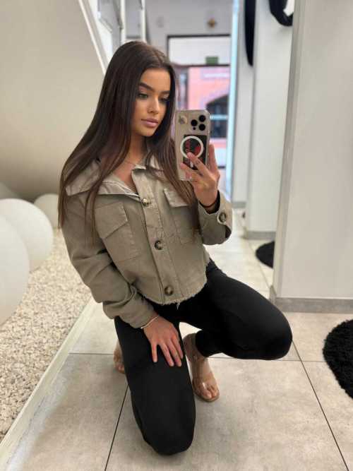 K614 Kurtka Katanka Oversize Mocca