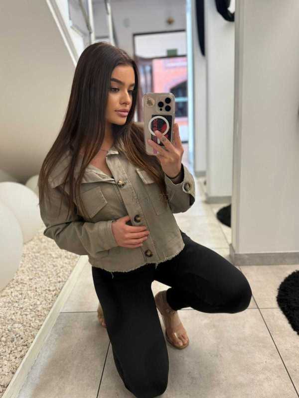 K614 Kurtka Katanka Oversize Mocca