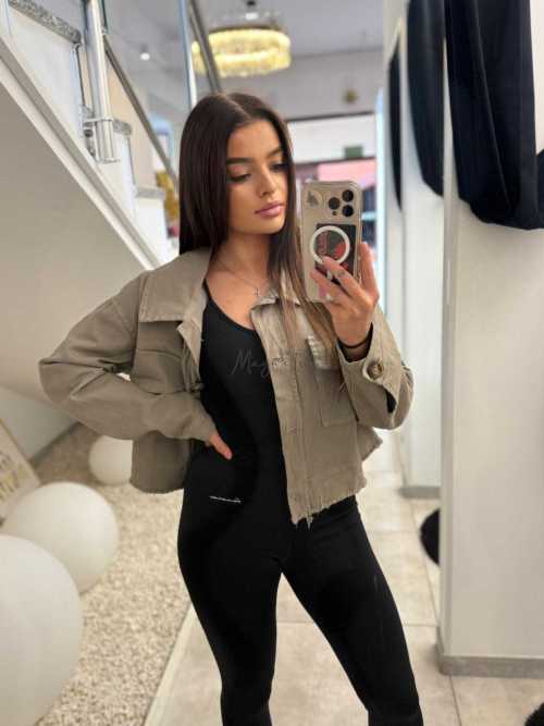 K614 Kurtka Katanka Oversize Mocca