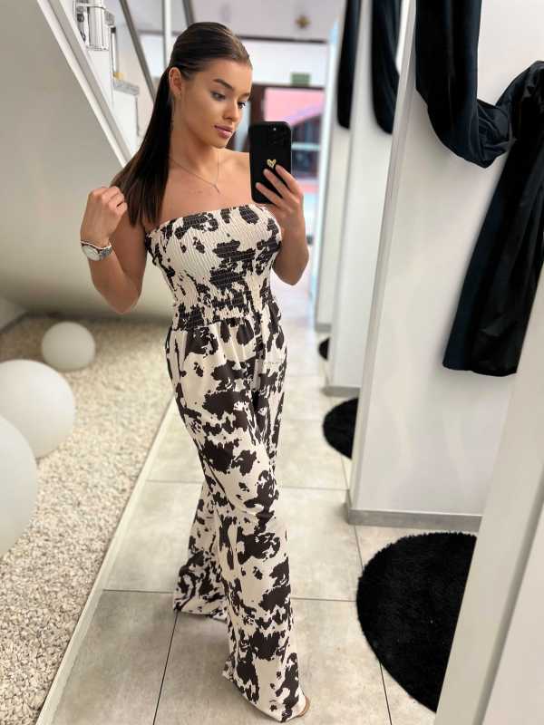 NB621 Kombinezon Tuba Cow Brązowy