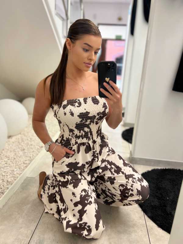 NB621 Kombinezon Tuba Cow Brązowy