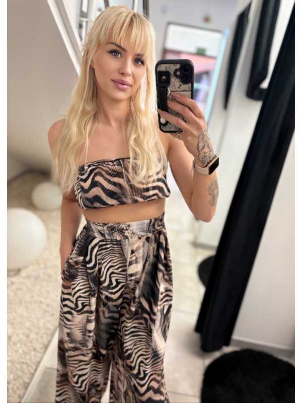 ML730 Komplet Malediwy Beżowo-Brązowy Wild