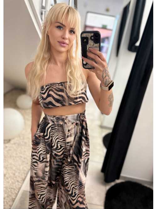 ML730 Komplet Malediwy Beżowo-Brązowy Wild