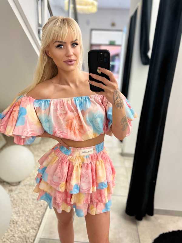 ML831 Komplet 2 częściowy Pastelowe Wzory