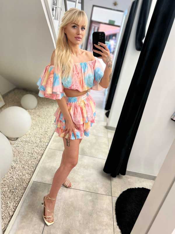 ML831 Komplet 2 częściowy Pastelowe Wzory