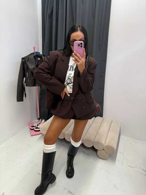 LM920 Marynarka La Milla Czekoladowa