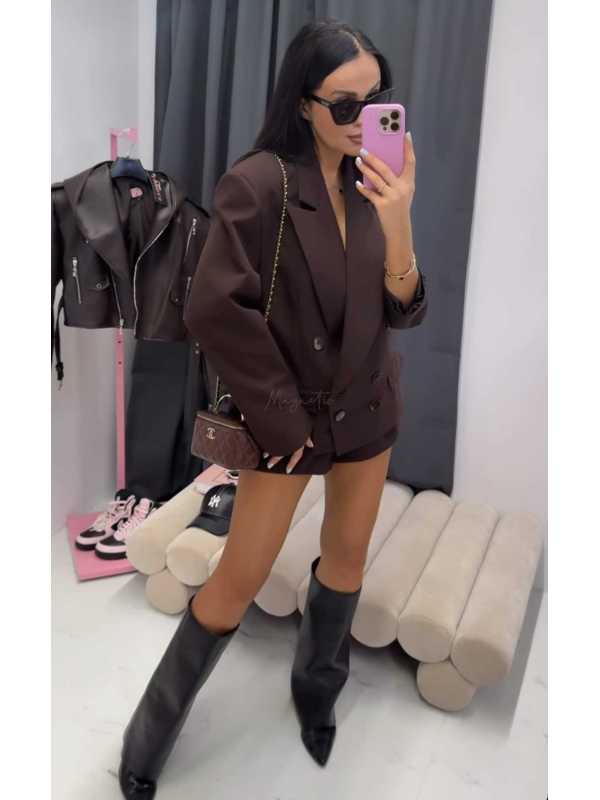 LM920 Marynarka La Milla Czekoladowa