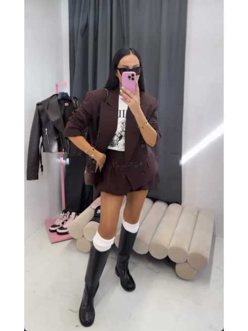 LM920 Marynarka La Milla Czekoladowa