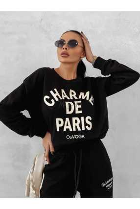 OLV863 Bluza Ola Voga Charme Czarna